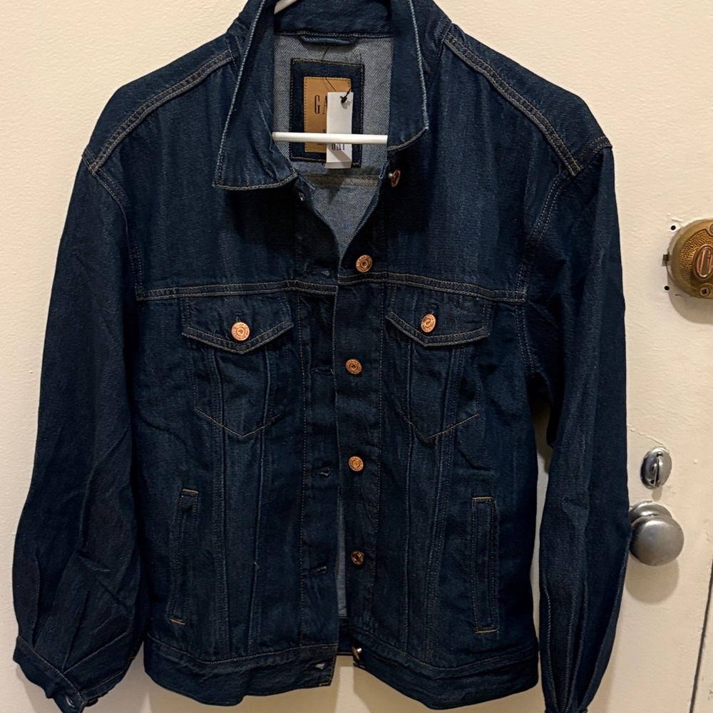 GAP Indigo Denim Jacket with Copper Buttons